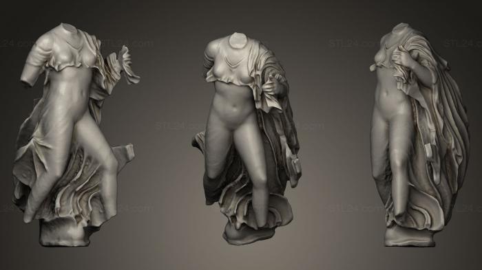 Statues antique and historical (Nereid Statue, STKA_0932) 3D models for cnc